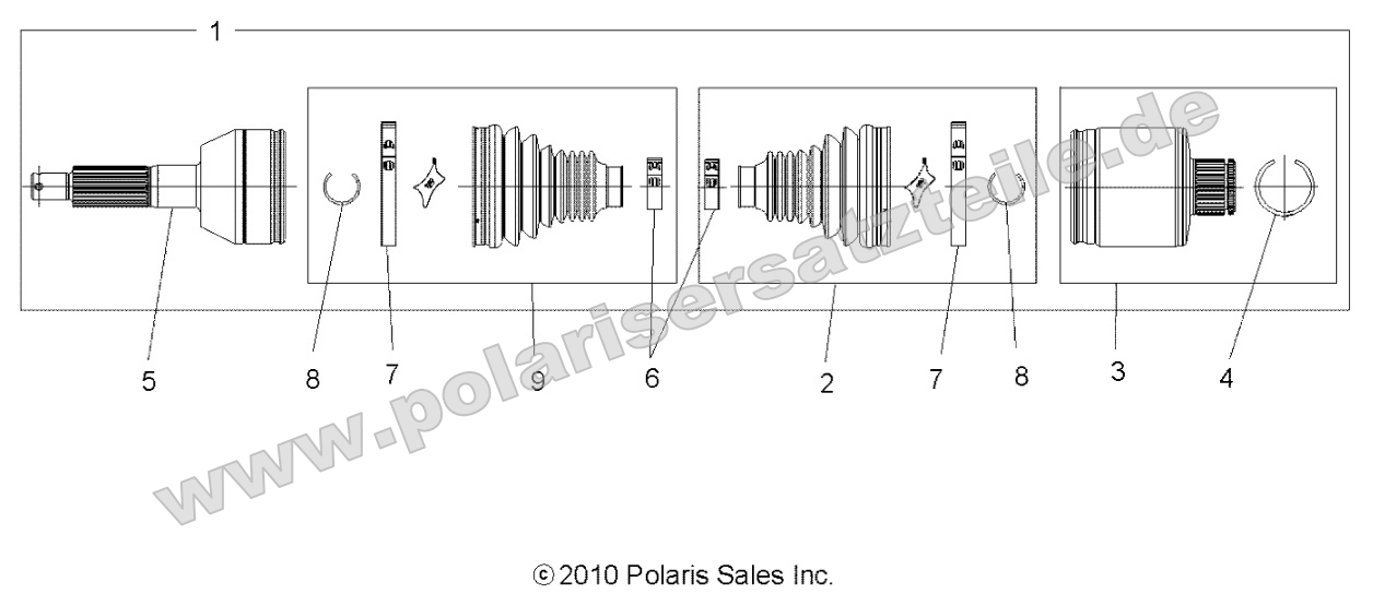 Drive Train, Rear Drive Shaft