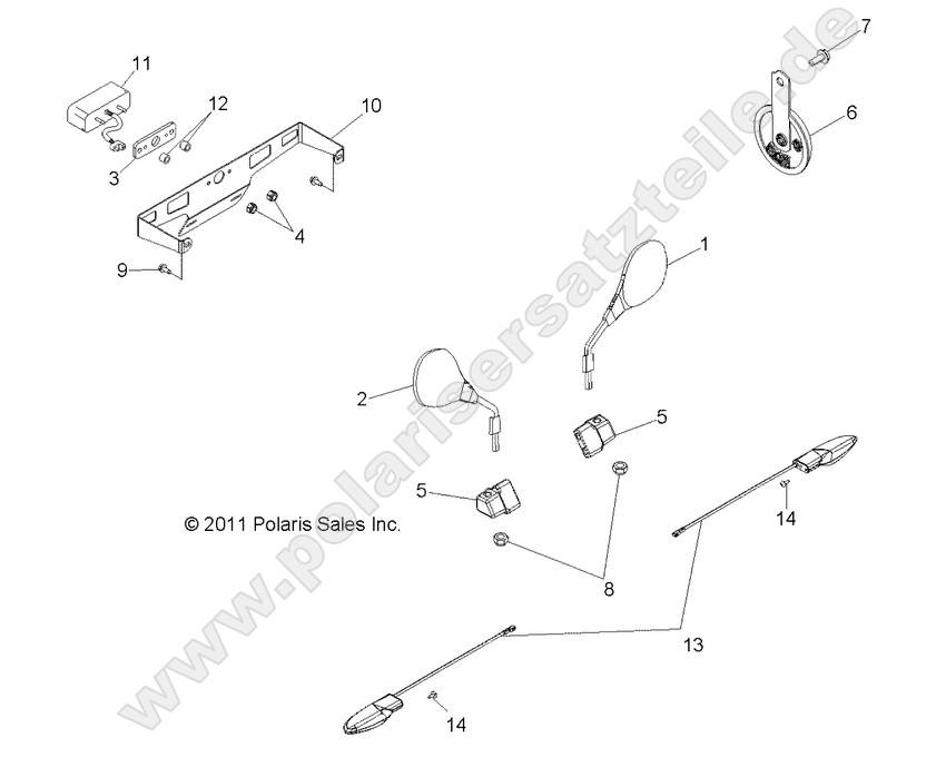 ELECTRICAL, TURN SIGNALS, HORN and MIRRORS ELECTRICAL, TURN SIGNALS, HORN and MIRRORS