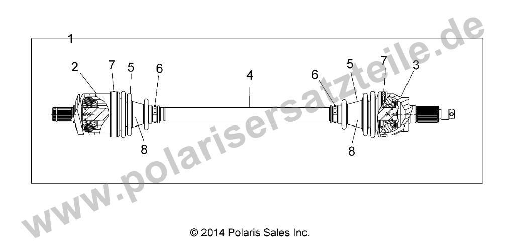 DRIVE TRAIN, FRONT HALF SHAFT DRIVE TRAIN, FRONT HALF SHAFT