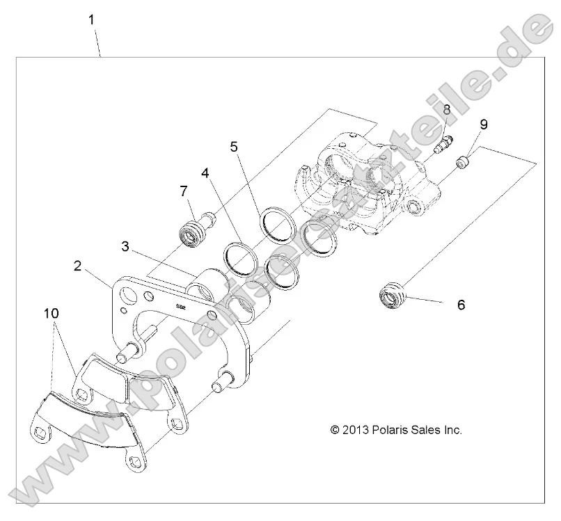 Brakes, Caliper, Front Brakes, Caliper, Front