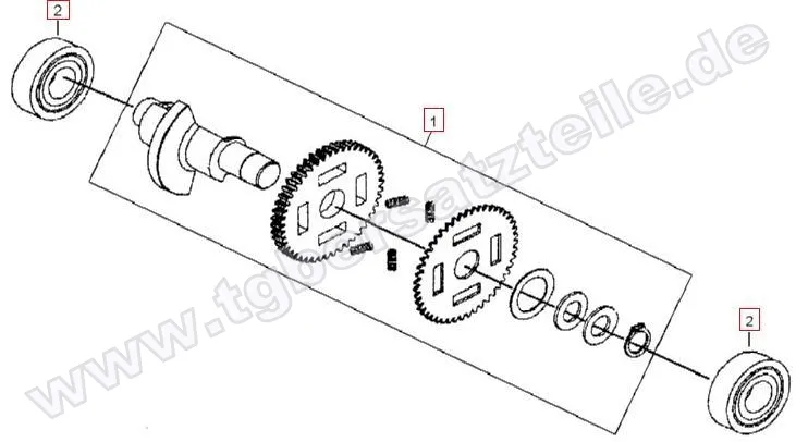 Gegengewichtsachse Gegengewichtsachse
