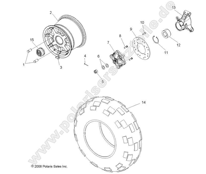 WHEELS, REAR WHEELS, REAR