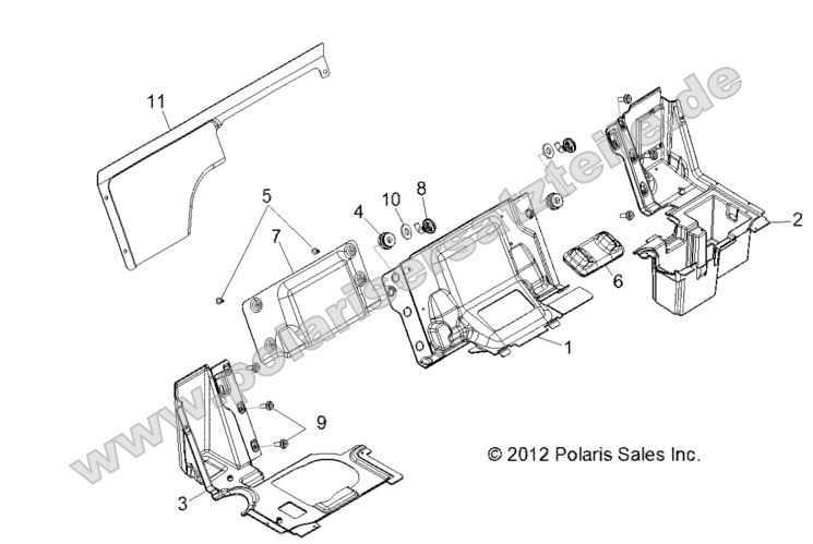 BODY, SEAT DIVIDER