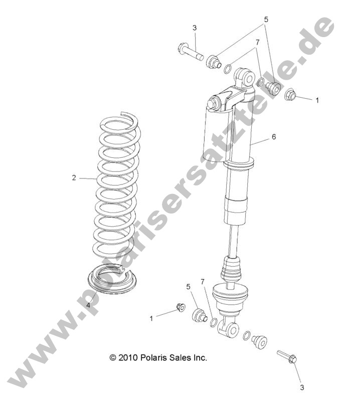 SUSPENSION, FRONT SHOCK MOUNTING SUSPENSION, FRONT SHOCK MOUNTING