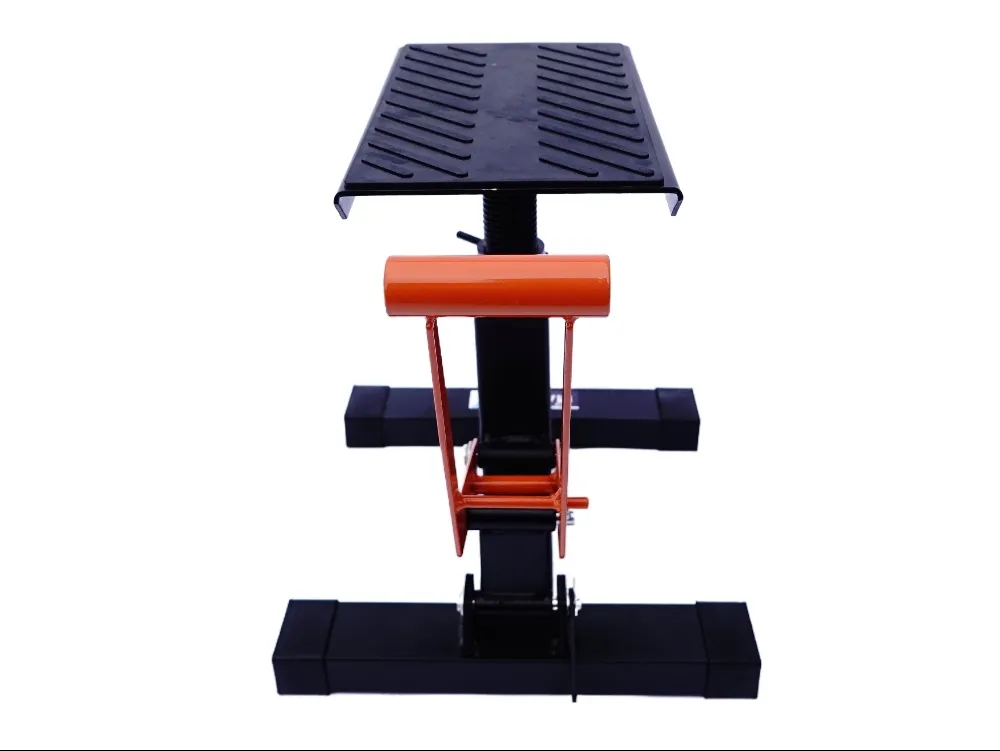 TMP Motocross & Enduro Hubständer Factory / MX Montageständer - schwarz-orange