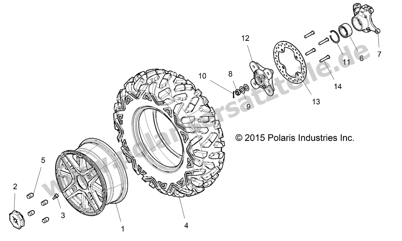 WHEELS, FRONT WHEELS, FRONT