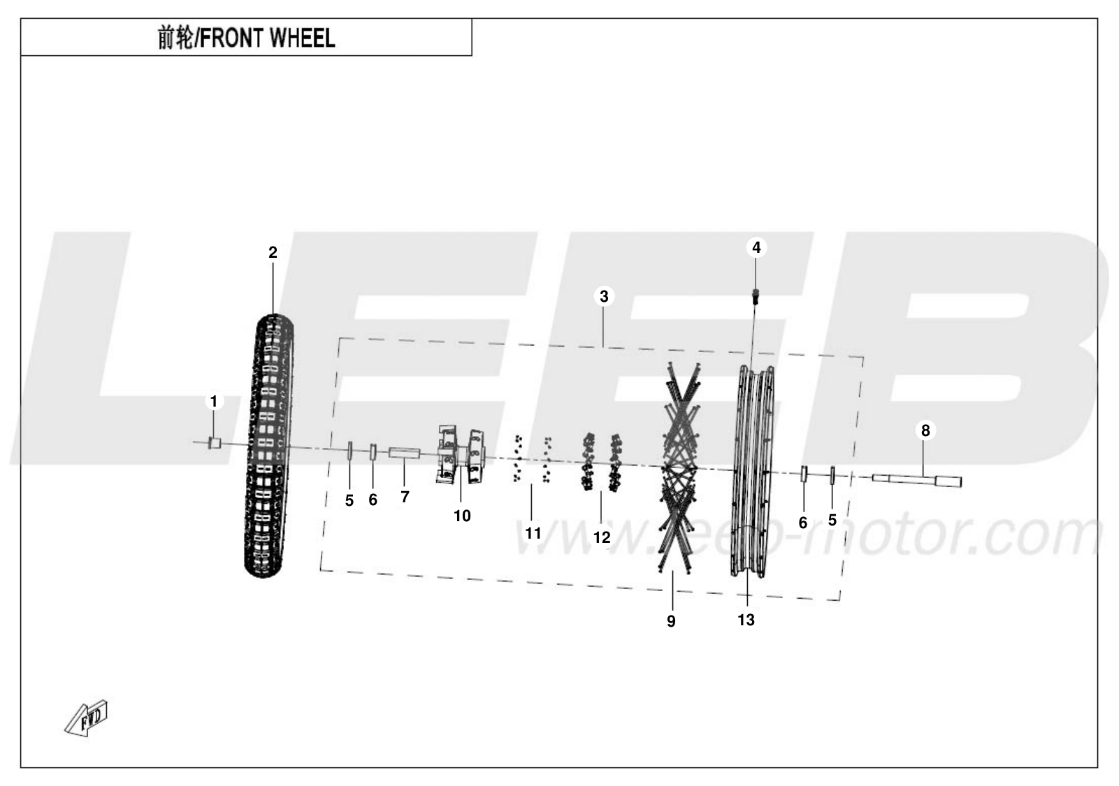 F07 FRONT WHEEL