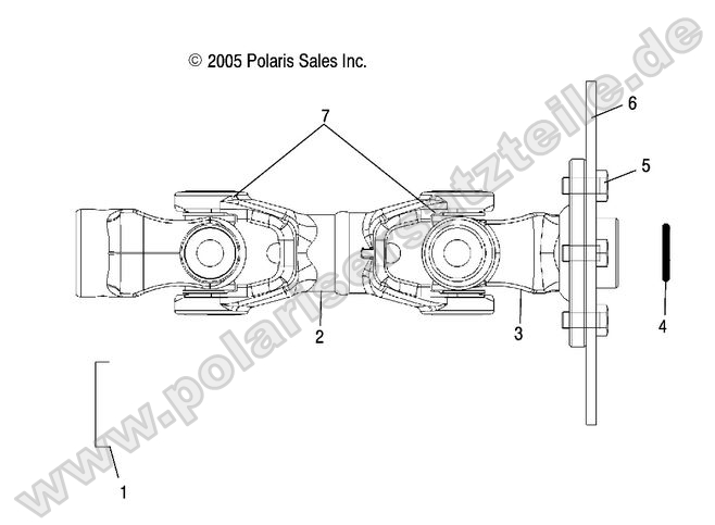 Prop Shaft, Rear