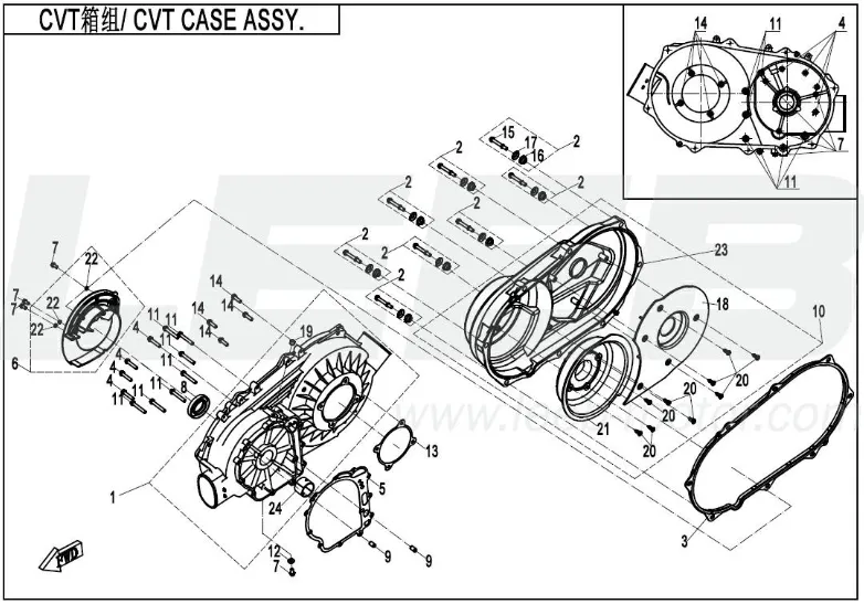 CVT Variomatikdeckel
