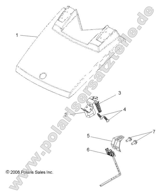 Body, Hood Latch