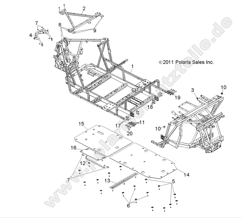 CHASSIS, MAIN FRAME and SKID PLATE CHASSIS, MAIN FRAME and SKID PLATE