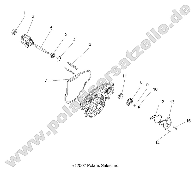 engine oil pump and water pump engine oil pump and water pump