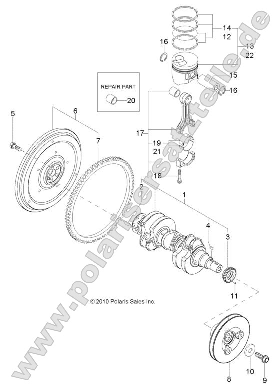 Engine, Crankshaft and Piston Engine, Crankshaft and Piston
