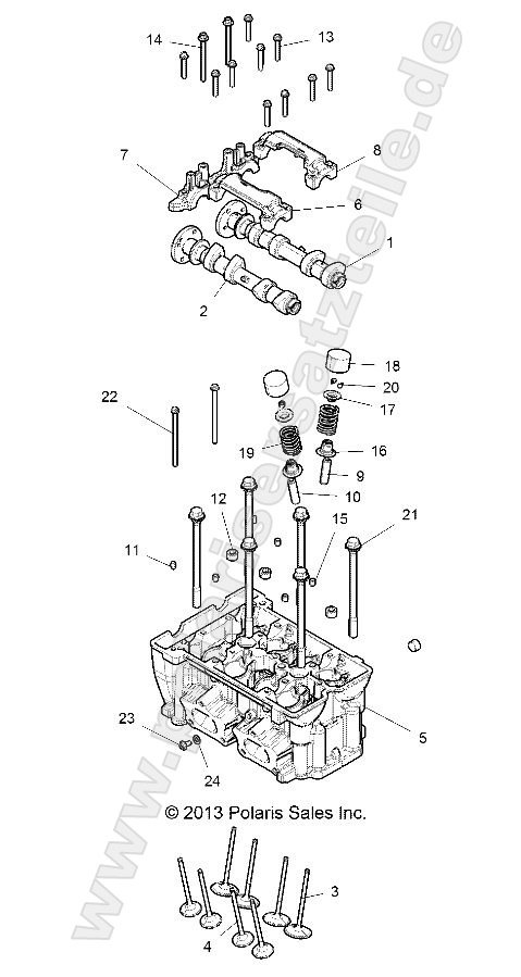 ENGINE, CYLINDER HEAD AND VALVES ENGINE, CYLINDER HEAD AND VALVES