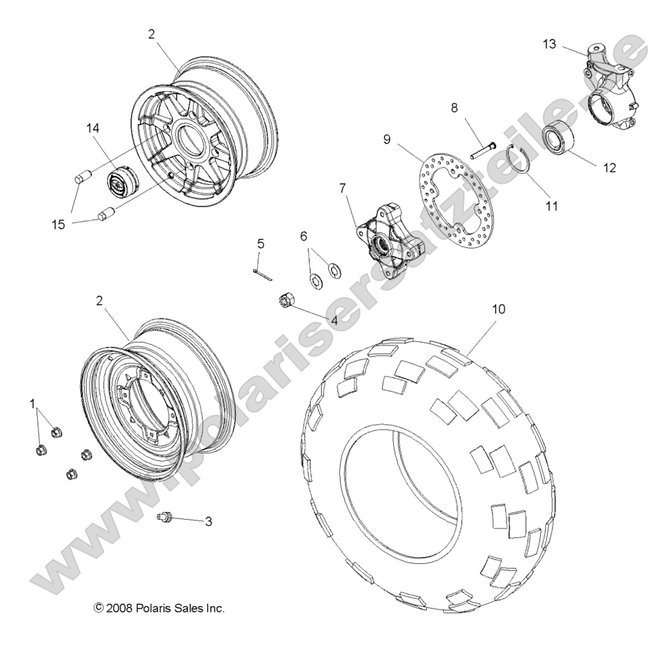 WHEELS, FRONT