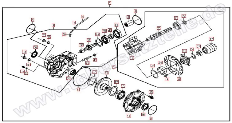 Differenzial hinten Differenzial hinten