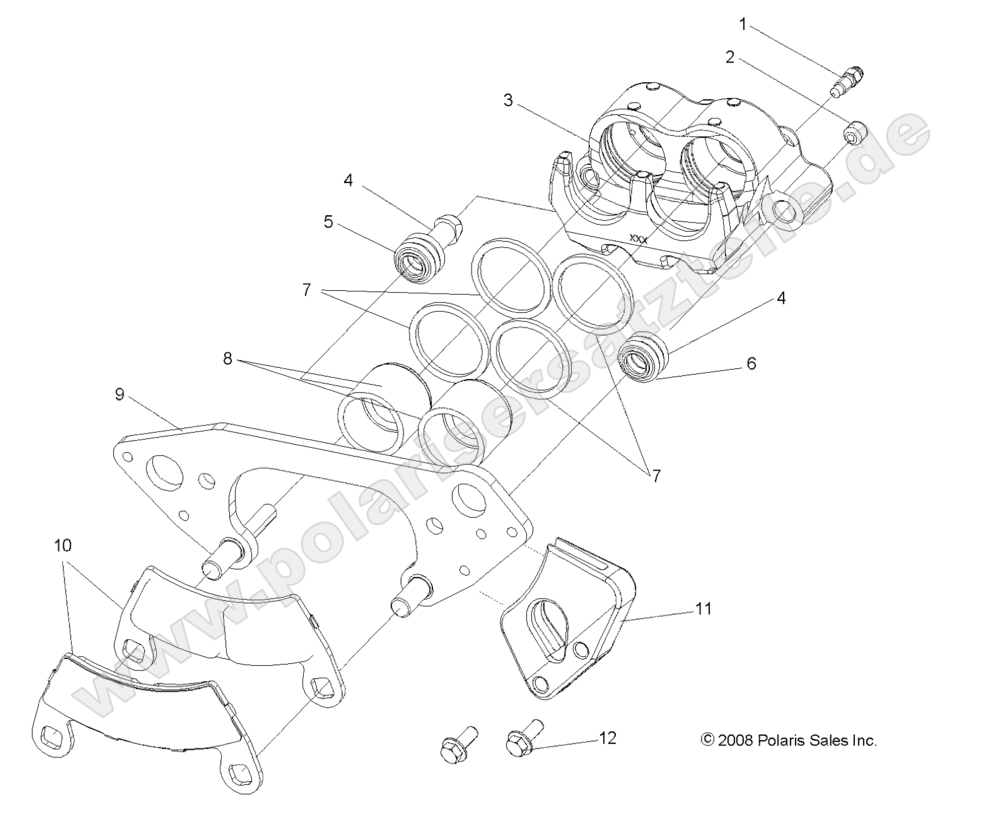 BRAKES, FRONT CALIPER BRAKES, FRONT CALIPER