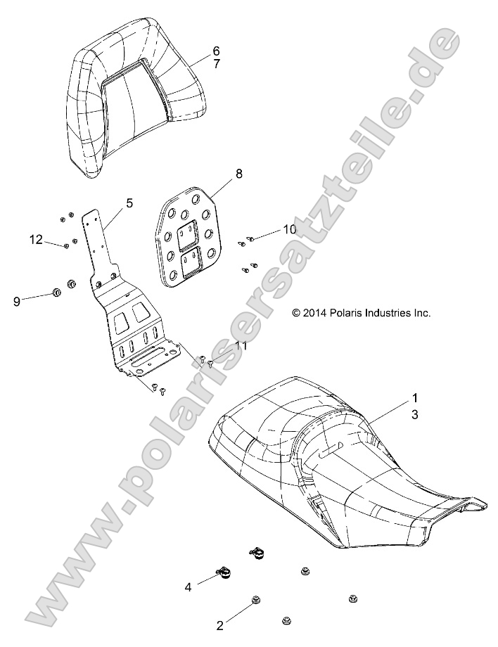 Body, Seat Body, Seat