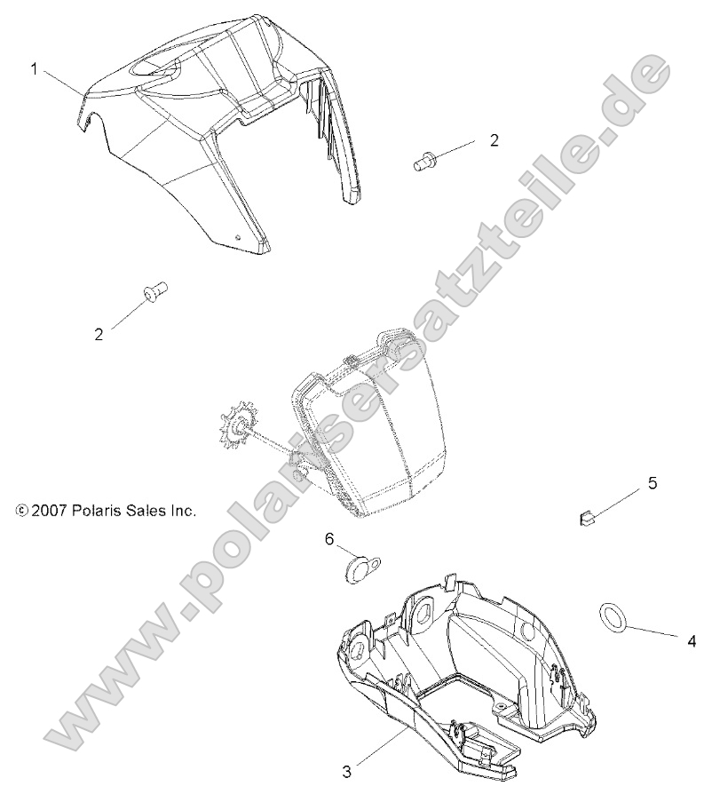 Body, Headlight Pod