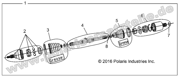 Drive Train, Front Half Shaft (701208) Drive Train, Front Half Shaft (701208)