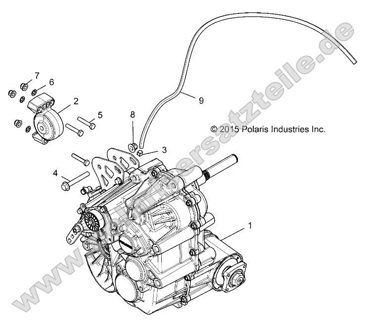 Drive Train, Main Gearcase Mounting Drive Train, Main Gearcase Mounting