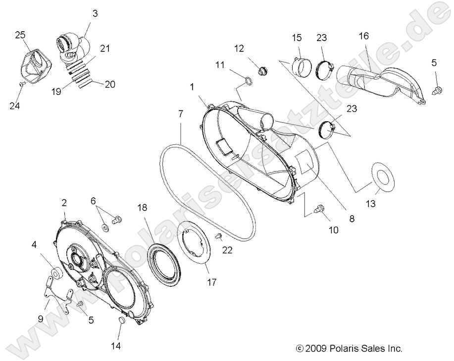 BODY, CLUTCH COVER
