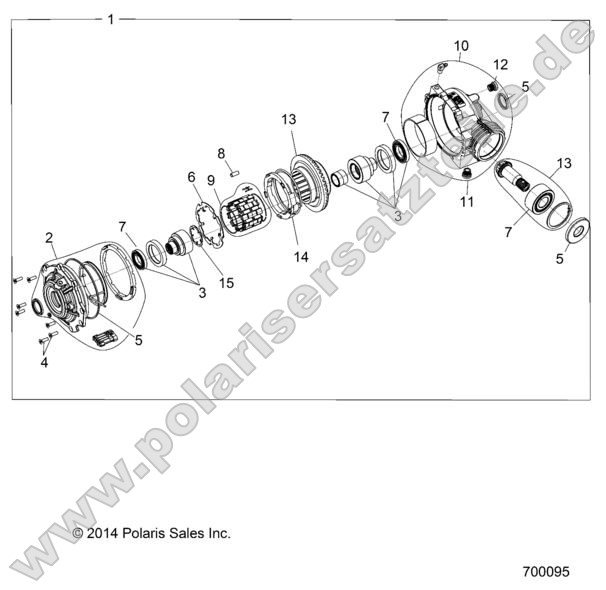 Drive Train, Front Gearcase Internals