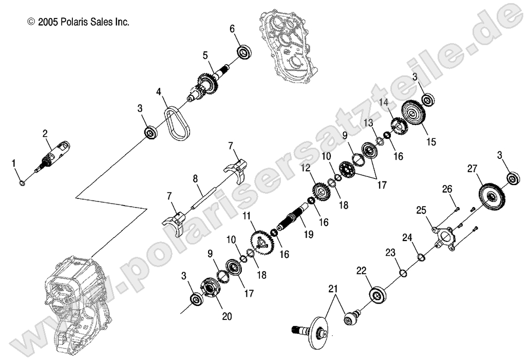 GEARCASE, INTERNAL