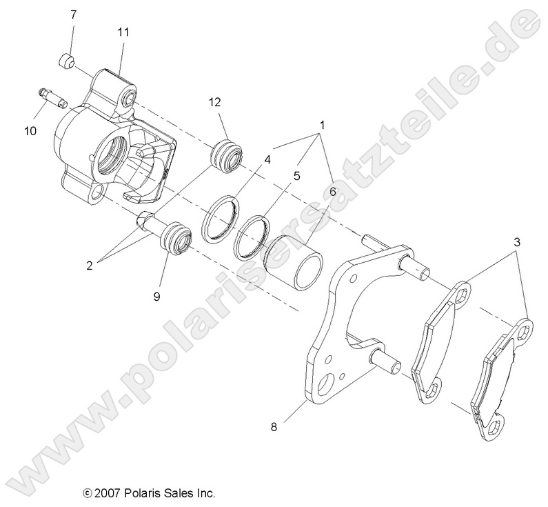 BRAKES, FRONT CALIPER BRAKES, FRONT CALIPER
