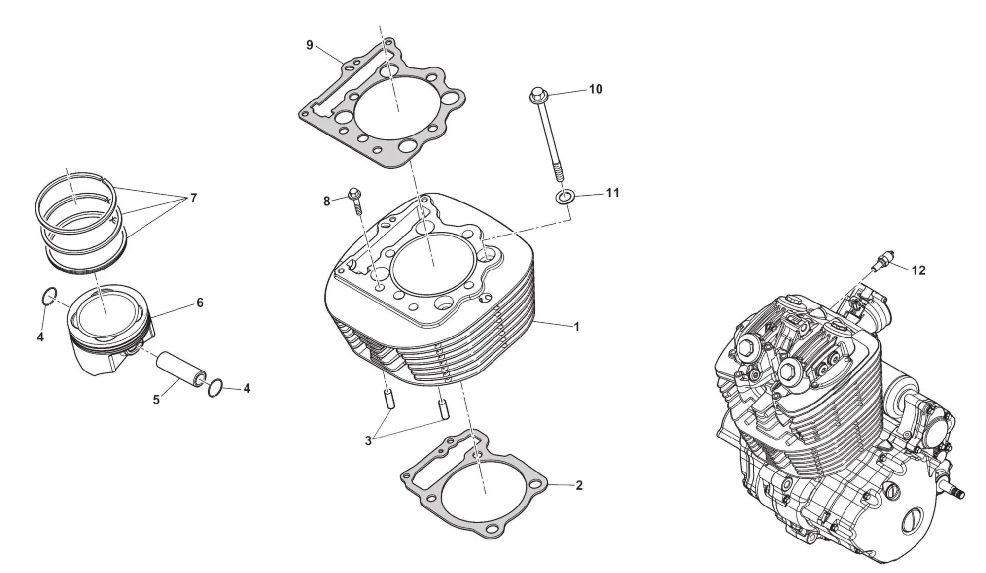 Kolben / Zylinder Kolben / Zylinder