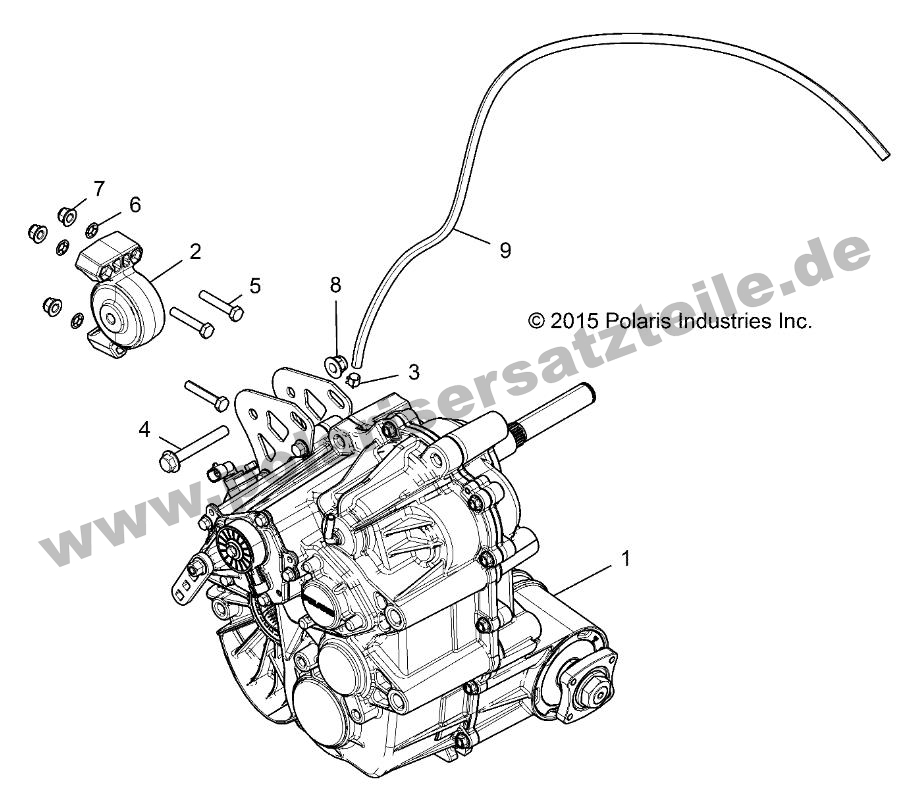 DRIVE TRAIN, MAIN GEARCASE MOUNTING DRIVE TRAIN, MAIN GEARCASE MOUNTING