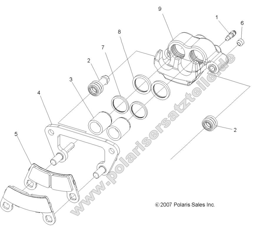 BRAKES, FRONT CALIPER BRAKES, FRONT CALIPER
