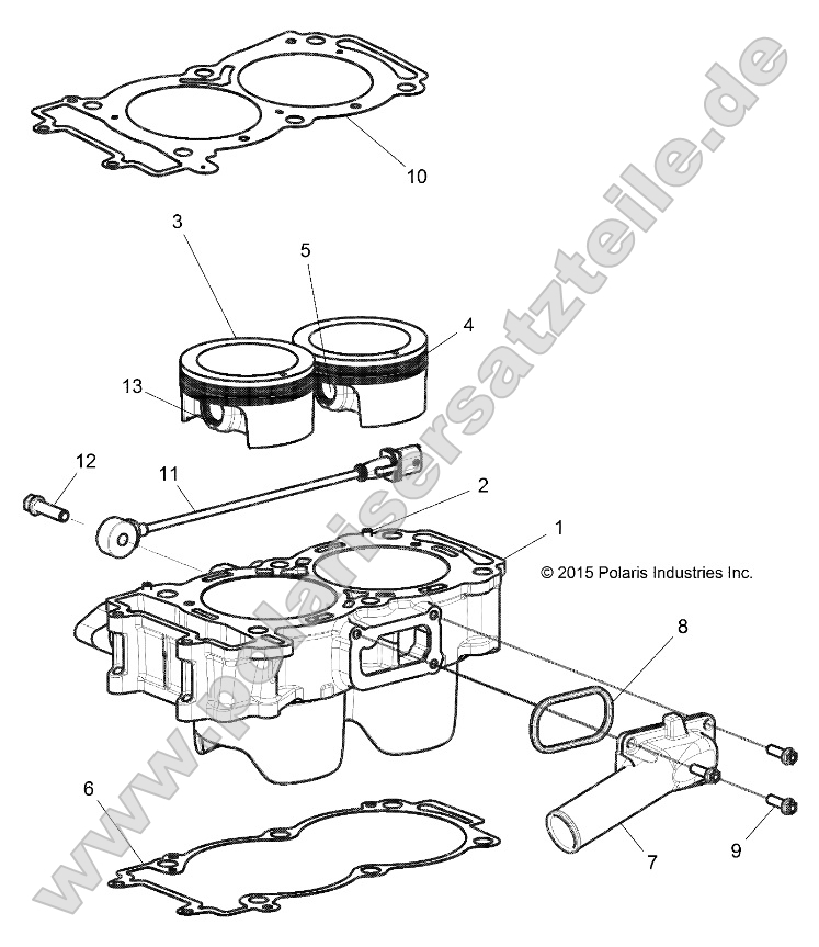 Engine, Cylinder and Piston