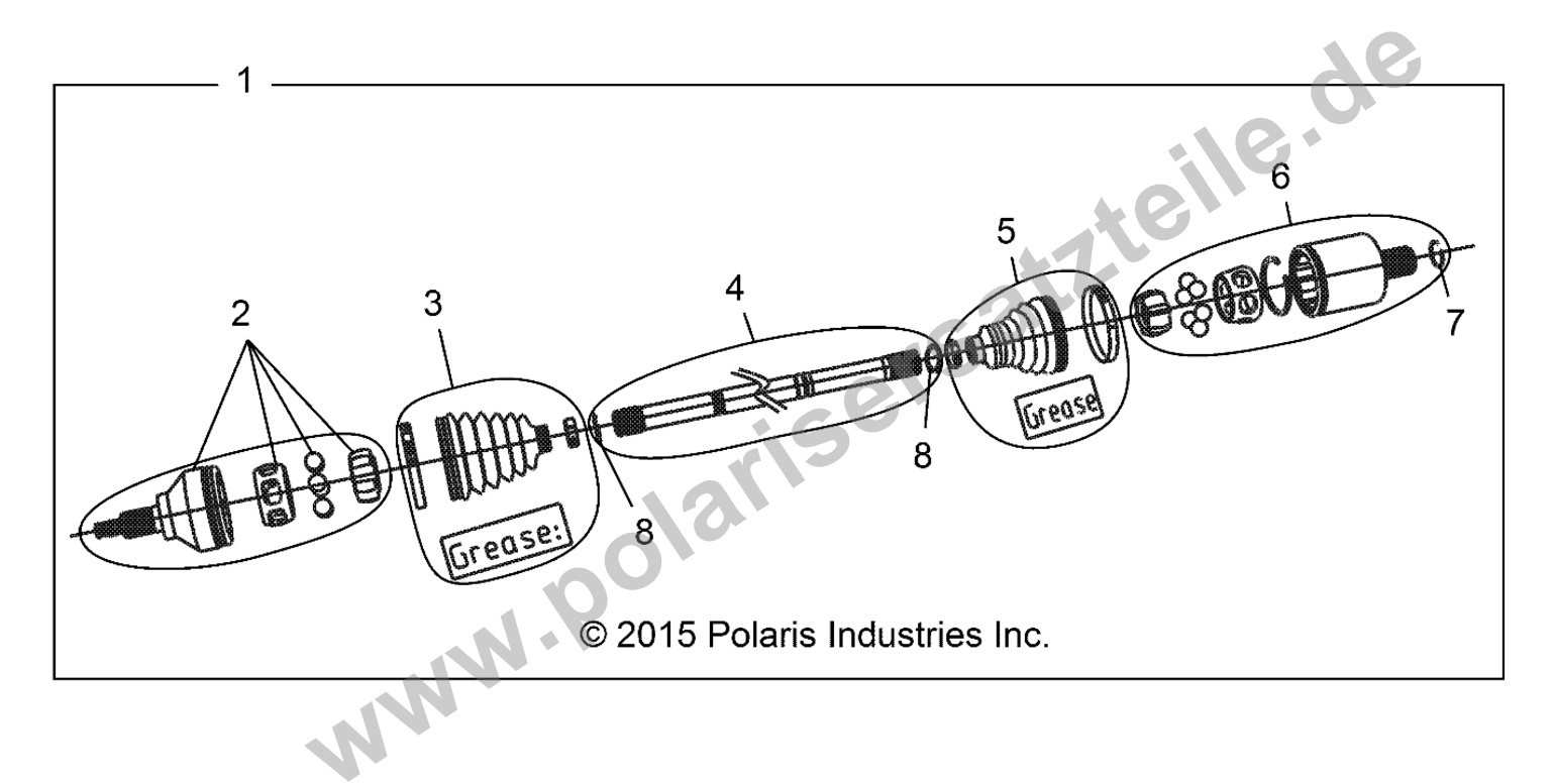 DRIVE TRAIN, FRONT HALF SHAFT DRIVE TRAIN, FRONT HALF SHAFT