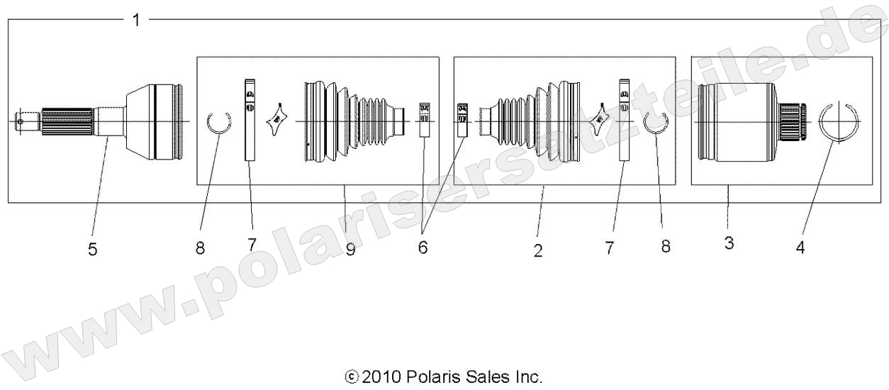 DRIVE TRAIN, REAR DRIVE SHAFT DRIVE TRAIN, REAR DRIVE SHAFT