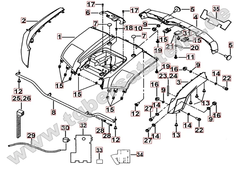 Heckverkleidung Heckverkleidung