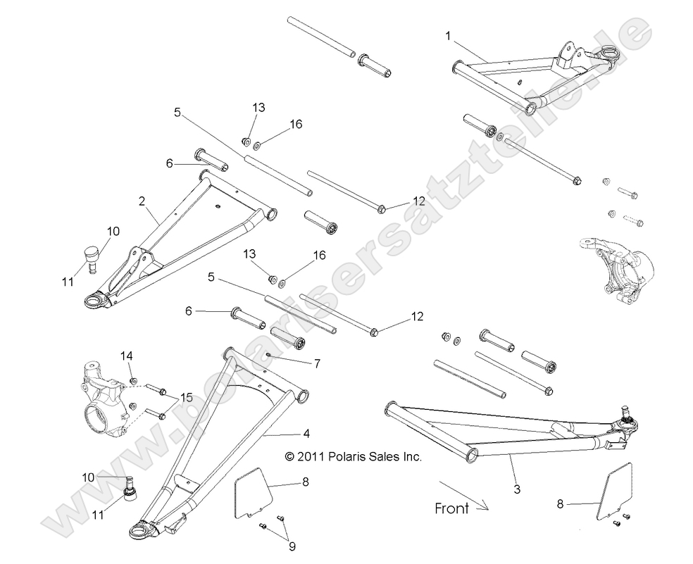 SUSPENSION, FRONT CONTROL ARMS SUSPENSION, FRONT CONTROL ARMS