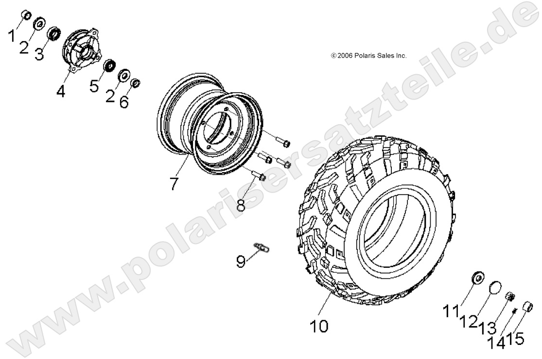 WHEELS, FRONT WHEELS, FRONT
