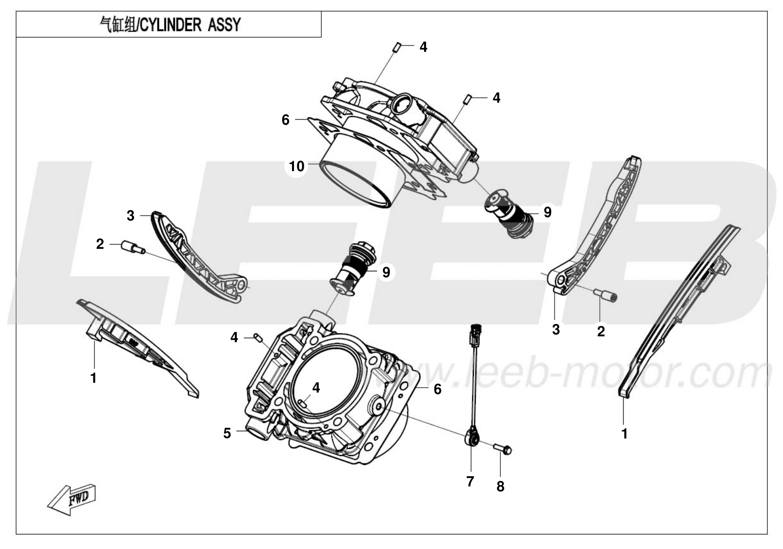 E02-3-V2 CYLINDER BODY