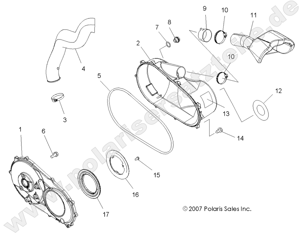 BODY, CLUTCH COVER BODY, CLUTCH COVER
