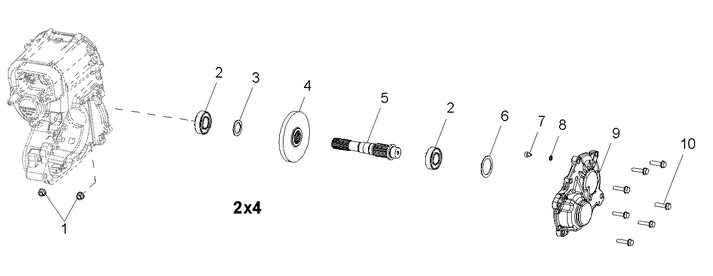 Drive Train, Main Gearcase Output Shaft Drive Train, Main Gearcase Output Shaft