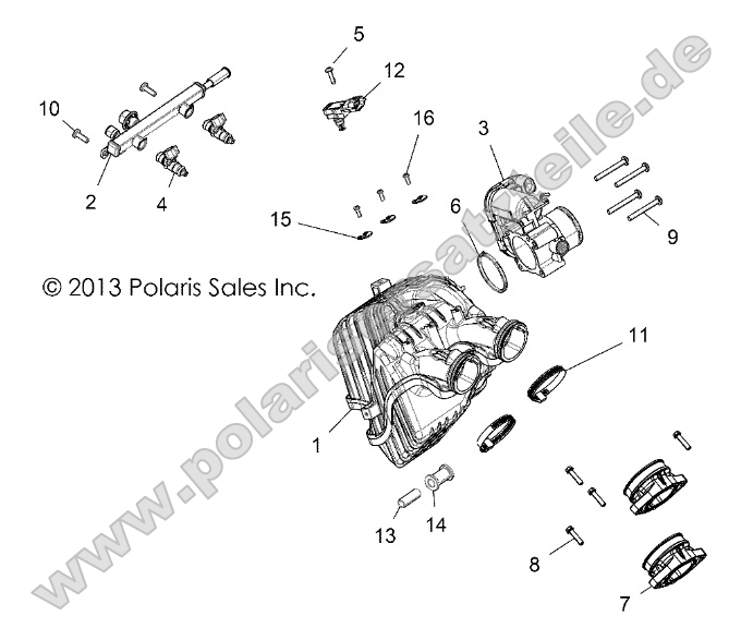 Engine, Intake and Throttle Body