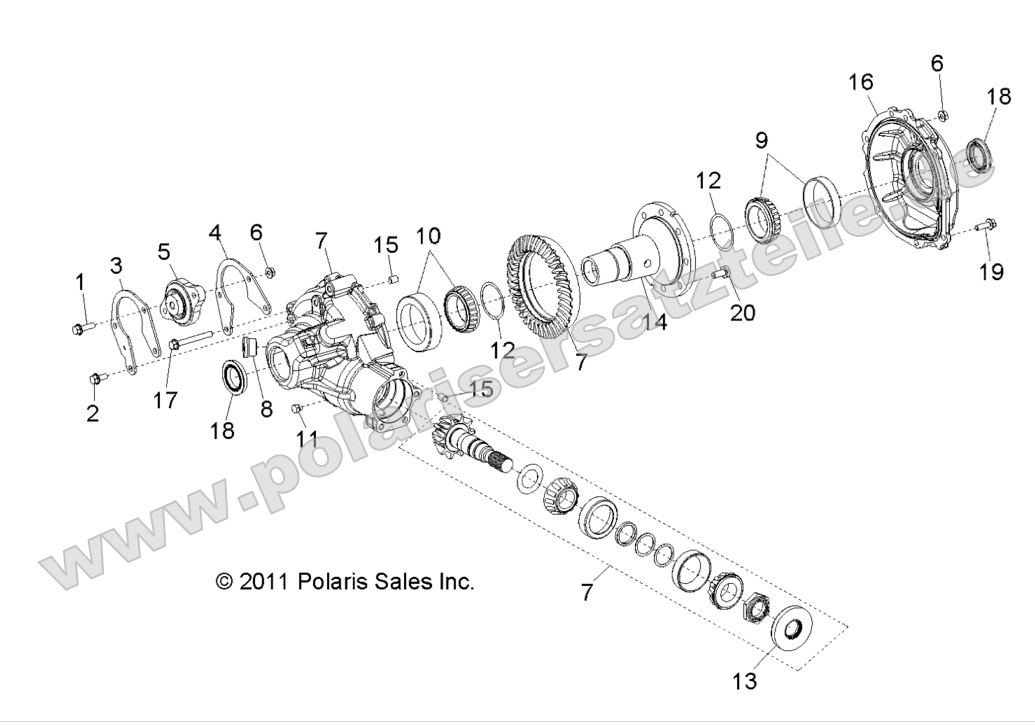 DRIVE TRAIN, GEARCASE, CARRIER, INTERNAL COMPONENTS DRIVE TRAIN, GEARCASE, CARRIER, INTERNAL COMPONENTS