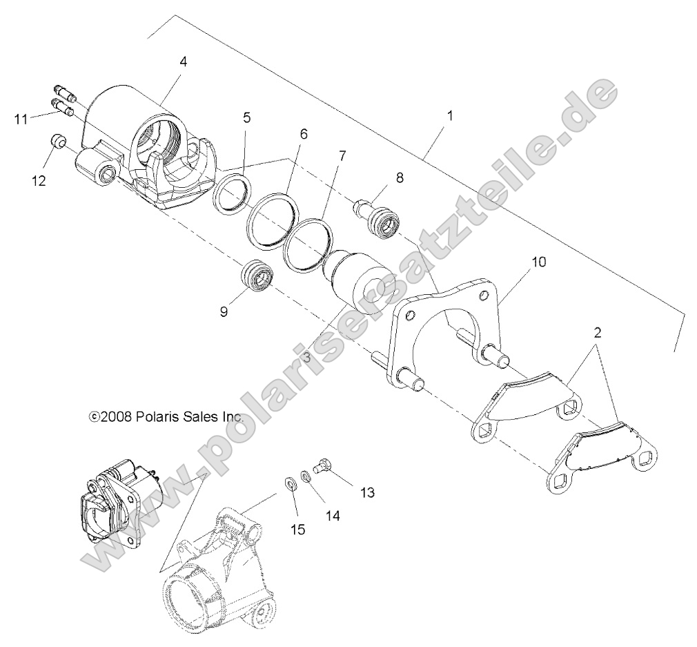 Brakes, Rear Caliper Brakes, Rear Caliper