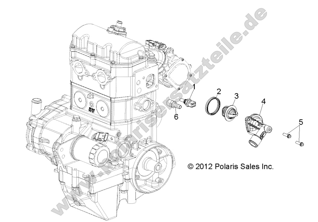 ENGINE, THERMOSTAT