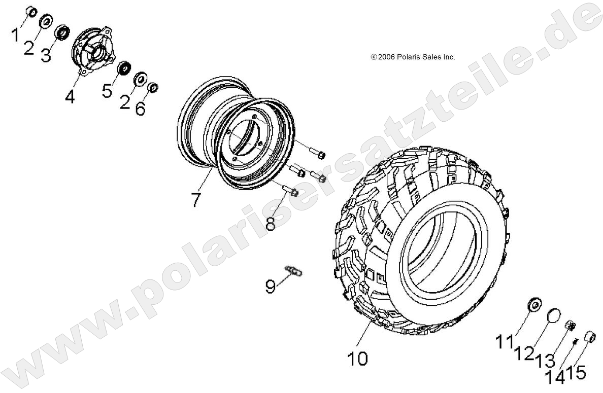 WHEELS, FRONT WHEELS, FRONT