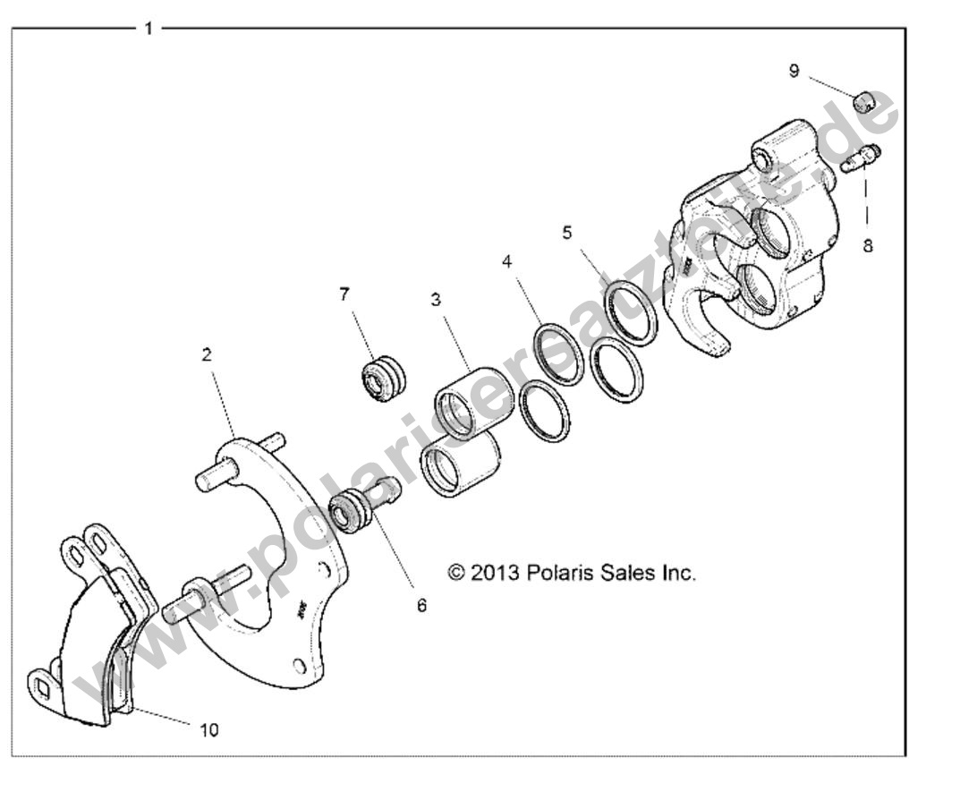 BRAKES, REAR CALIPER BRAKES, REAR CALIPER