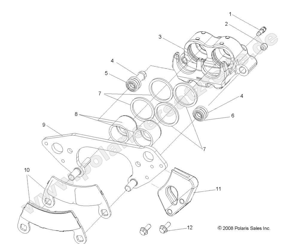 BRAKES, FRONT CALIPER