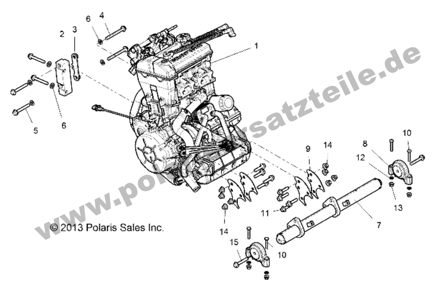 ENGINE, MOUNTING ENGINE, MOUNTING