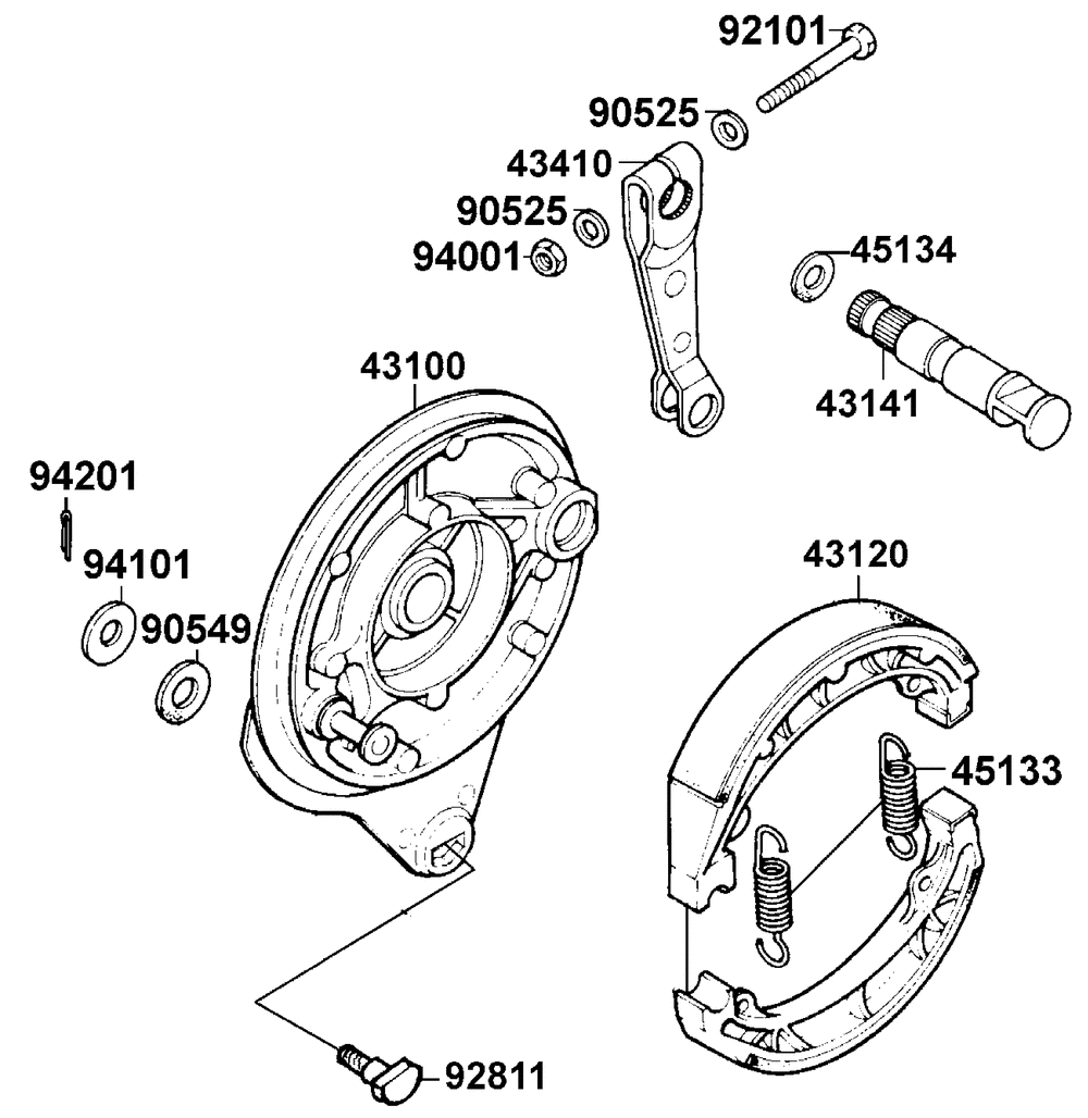 Bremse hinten